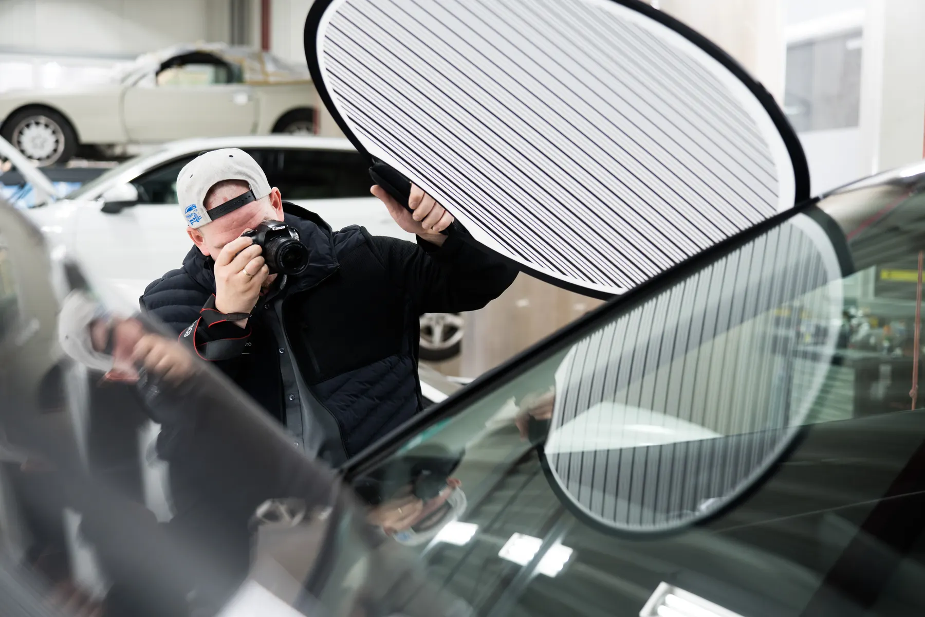Fotodokumentation eines Unfallschadens